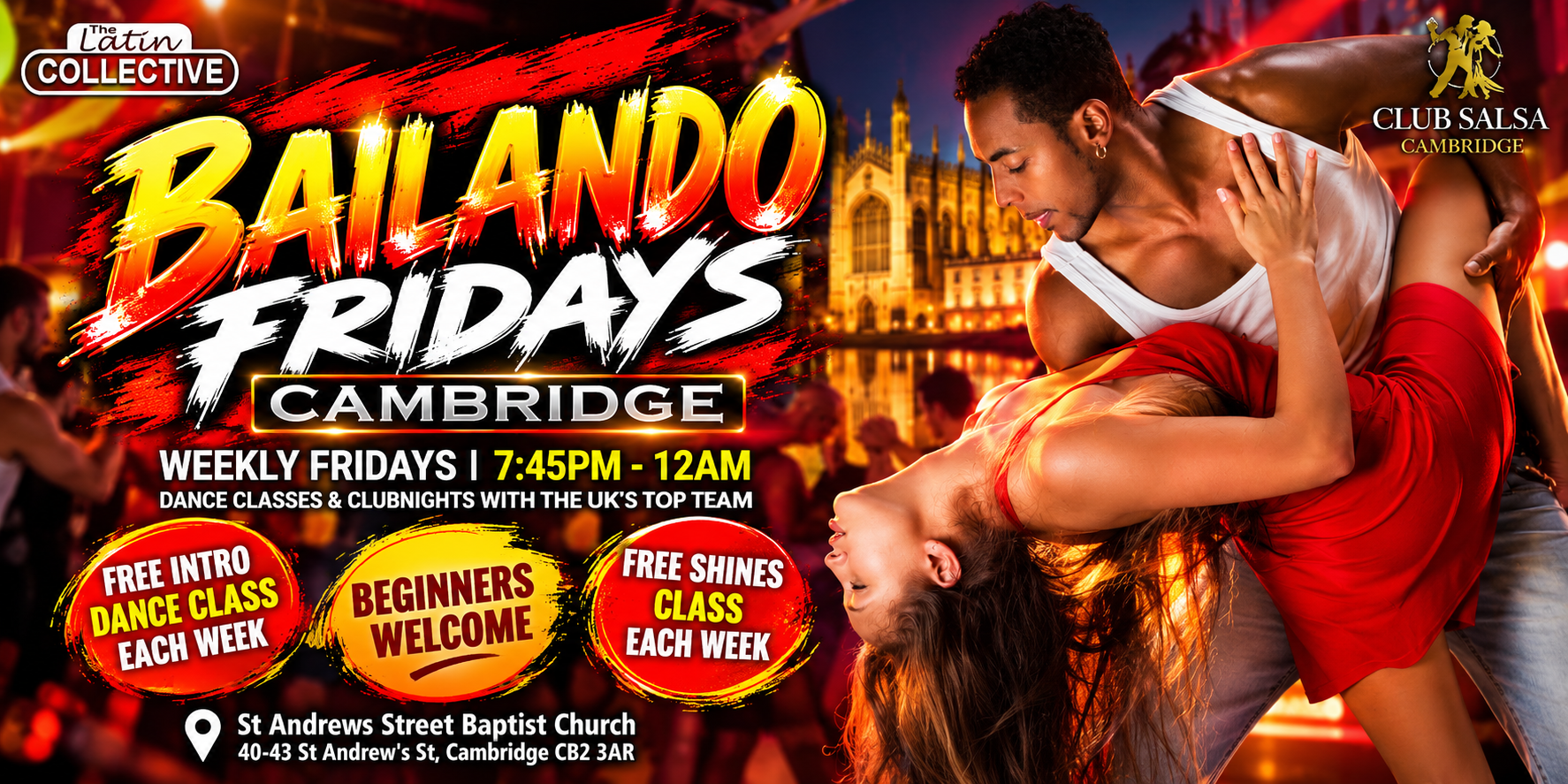 BAILANDO Fridays in Cambridge